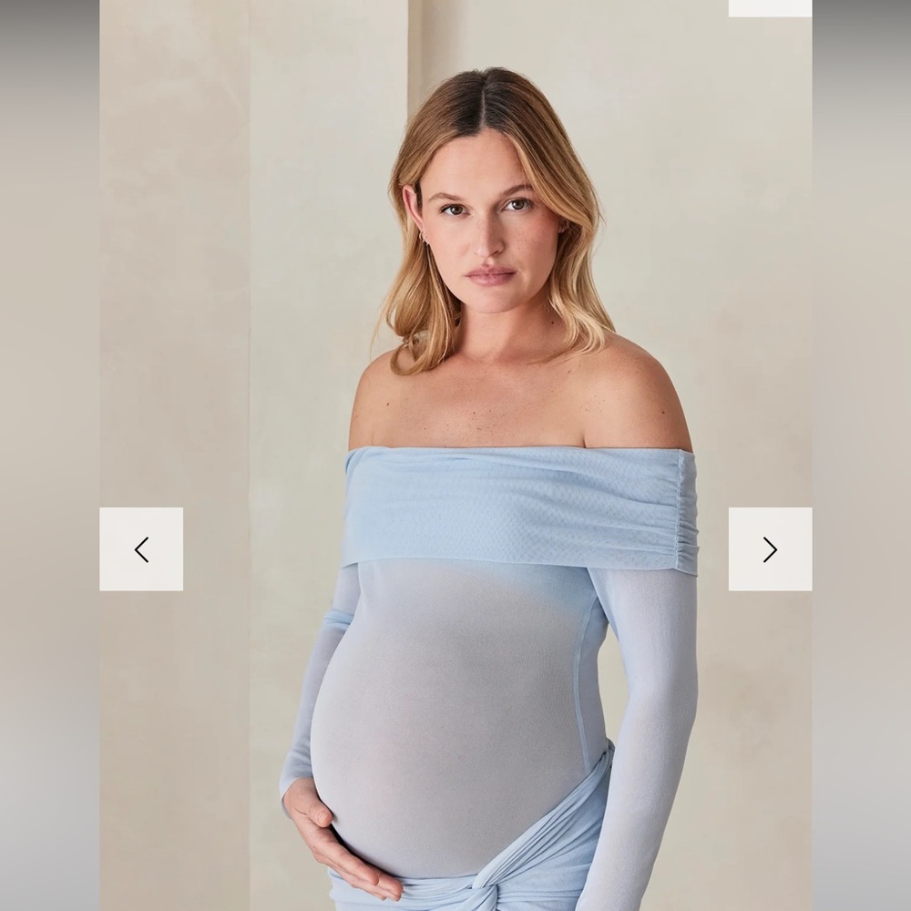 BUMPSUIT - off shoulder mesh top + skirt
